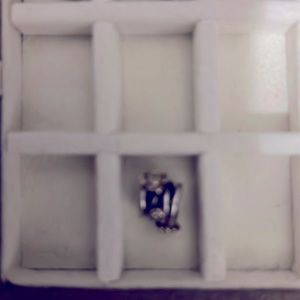 Authentic two tone 14 kt YG & silver  Pandora charm.